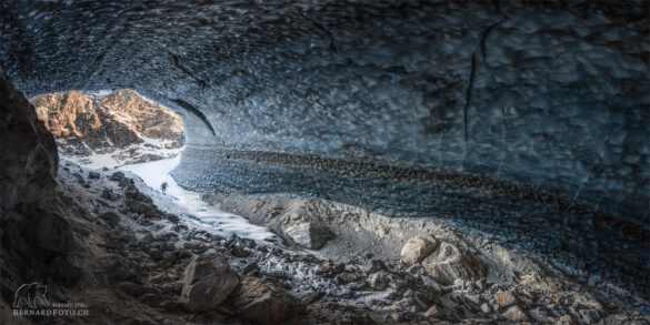 Eisgrotte Arolla, Ice Cave Arolla, Grotte de glace Arolla
