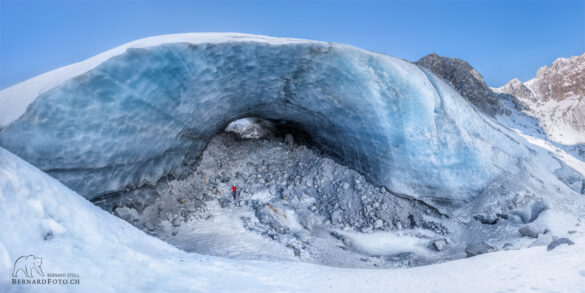 Eisgrotte Arolla, Ice Cave Arolla, Grotte de glace Arolla