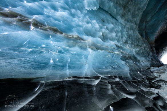 Eisgrotte Arolla, Ice Cave Arolla, Grotte de glace Arolla