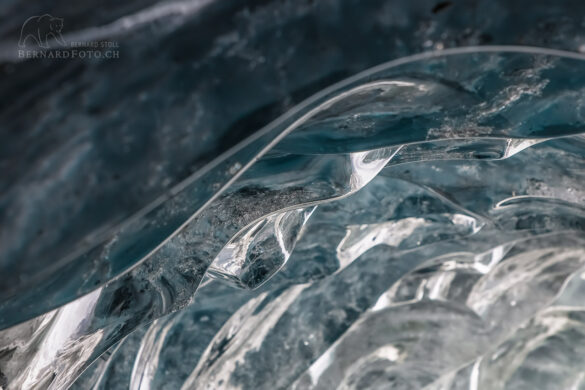 Eisgrotte Morteratsch 2021, Ice cave, Eishöhle Morteratsch, bernardfoto