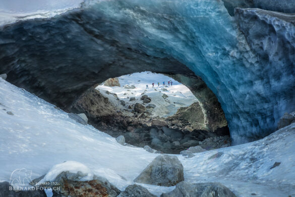 Eisgrotte Arolla, Ice Cave Arolla, Grotte de glace Arolla