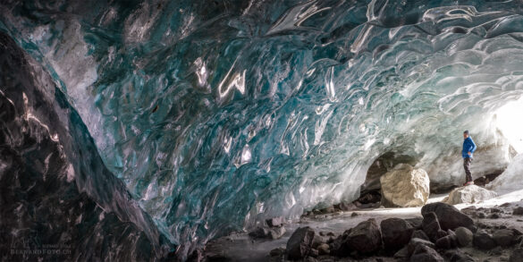 Eisgrotte Morteratsch 2021, Ice cave, Eishöhle Morteratsch,