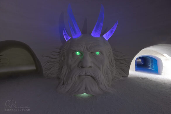 Snow Village Lappland Thor Gesicht