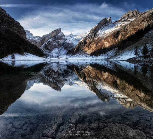 Erster Schnee am Seealpsee