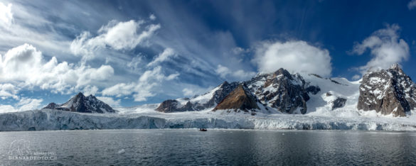 Gletscherlandschaft von Spitzbergen