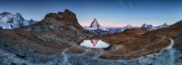 Morgenrot am Matterhorn